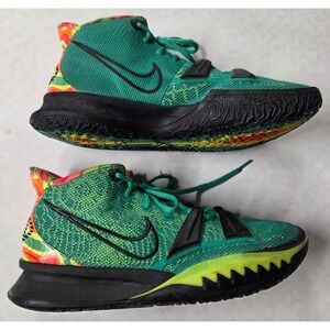 Nike Kyrie 7 Weatherman  Green Yellow Red Basketball Shoes Men US 11